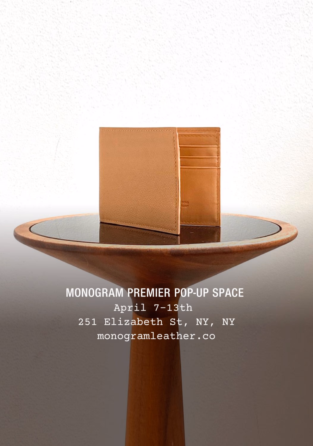 Monogram Leather pop up
