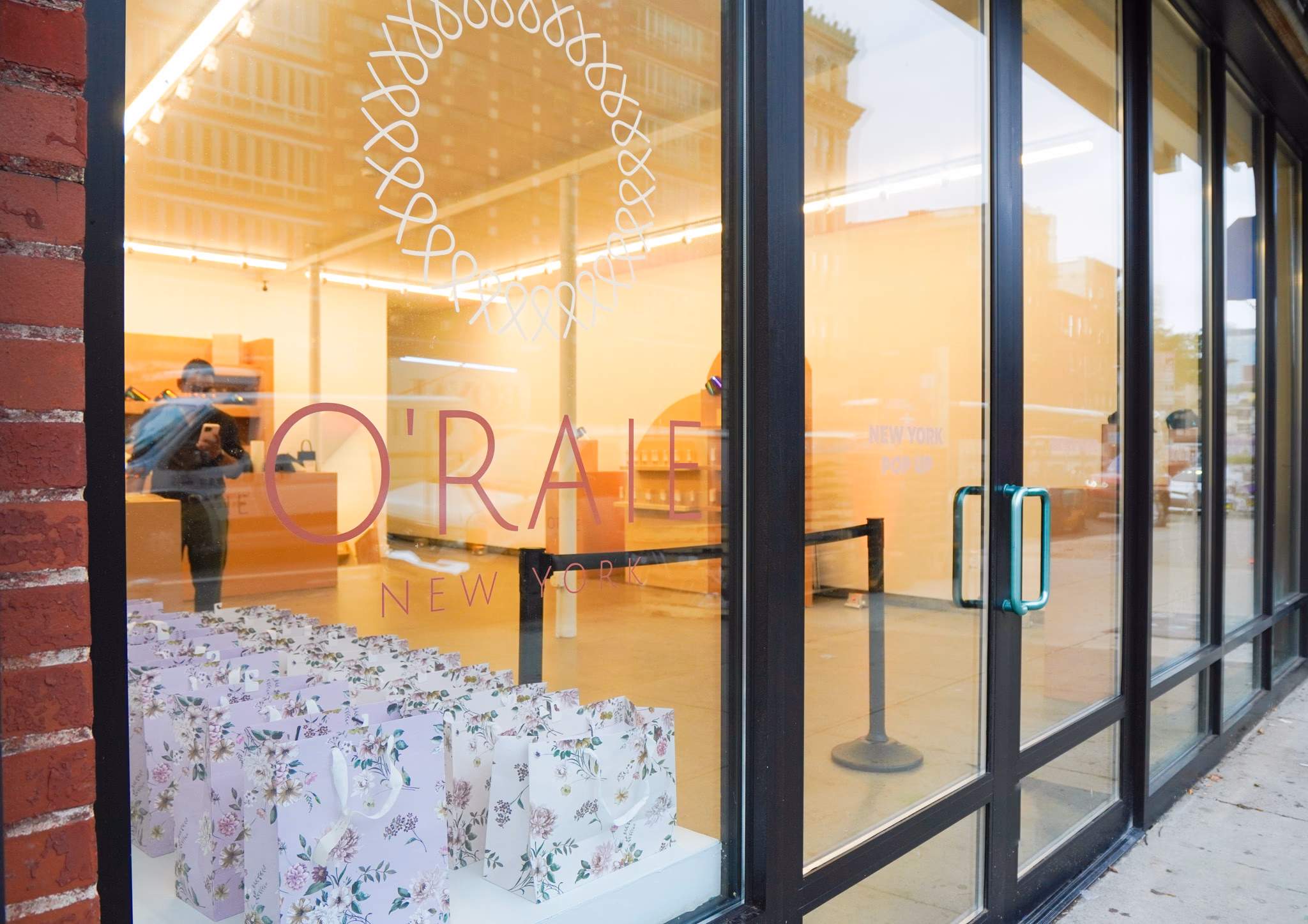 O'RAIE NYC pop up at 213 Bowery