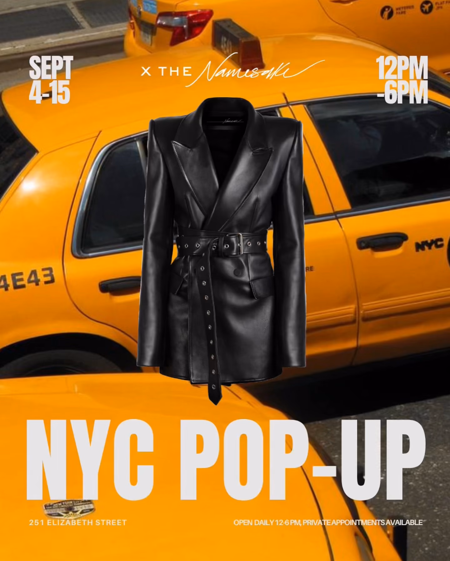 X The Namesake pop up